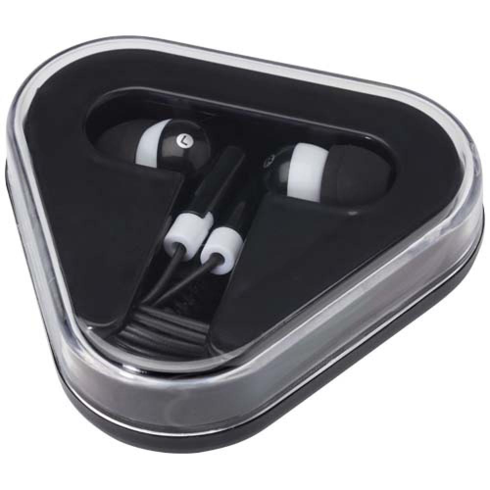 Auriculares con caja de plástico reciclado "Rebel"