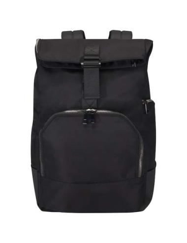 Mochila para portátil de 15" enrollable de material reciclado GRS de 18 l "Rhine"