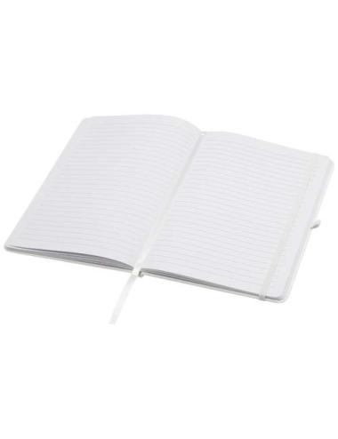 Libreta de tapa dura A5 de material reciclado con páginas rayadas "Teak"