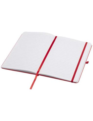 Libreta de tapa dura A5 de material reciclado con páginas rayadas "Teak"