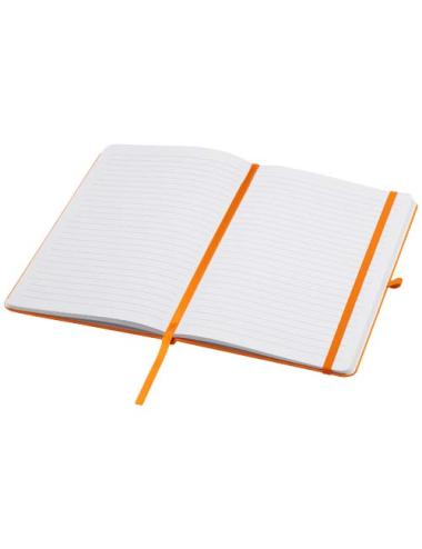 Libreta de tapa dura A5 de material reciclado con páginas rayadas "Teak"