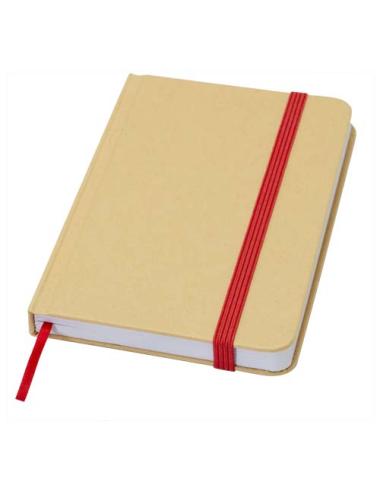 Libreta de tapa dura A6 de material reciclado con páginas lisas "Reed"