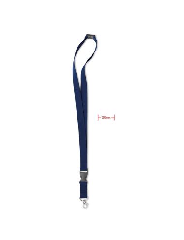 Lanyard mosquetón metal 20 mm