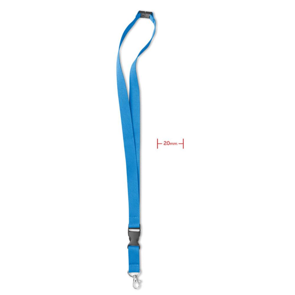 Lanyard mosquetón metal 20 mm