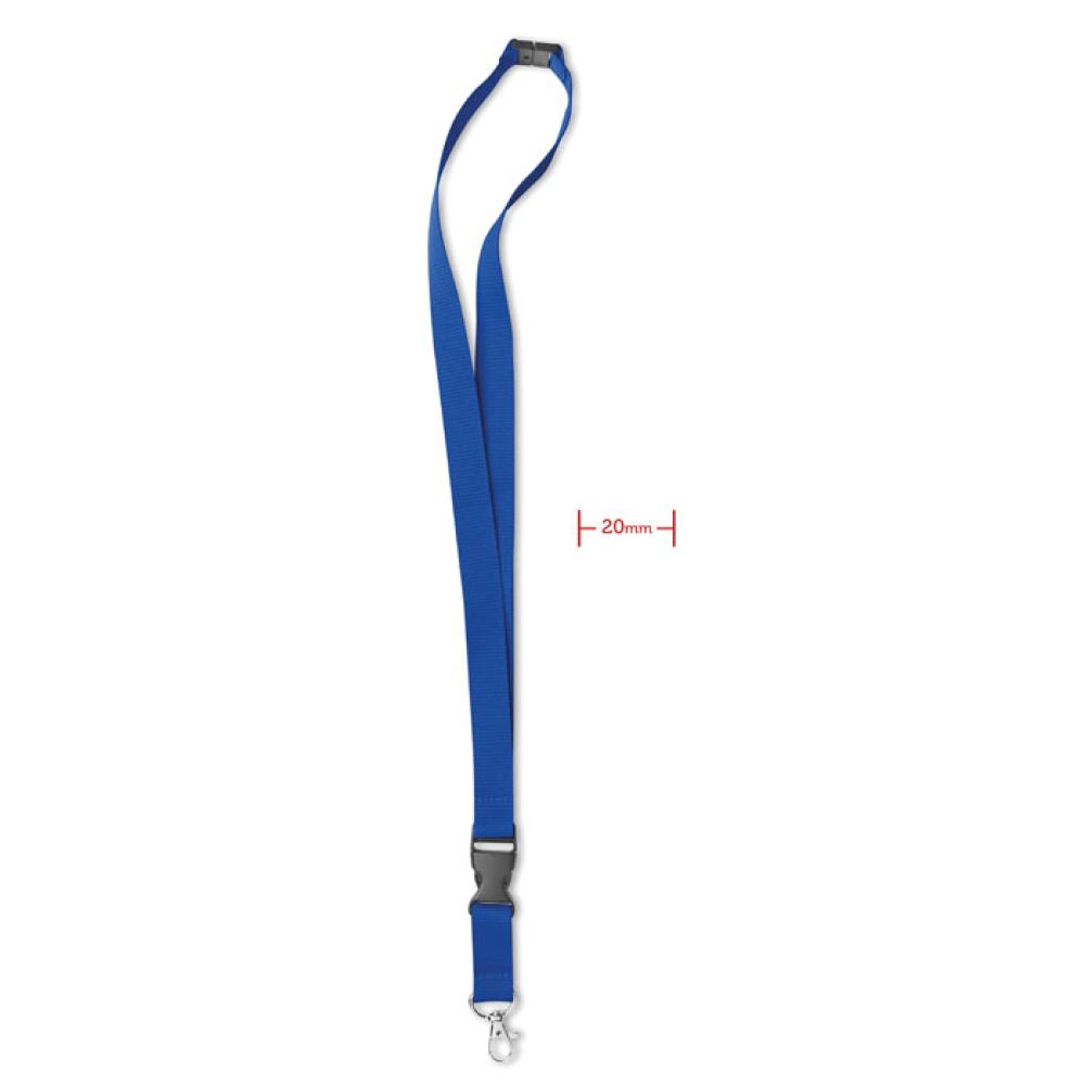 Lanyard mosquetón metal 20 mm