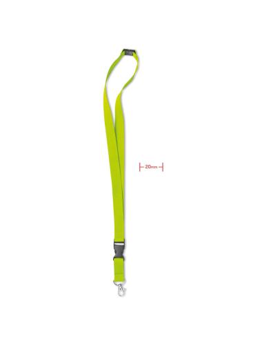 Lanyard mosquetón metal 20 mm