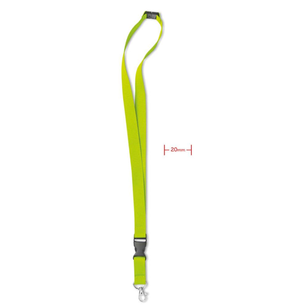 Lanyard mosquetón metal 20 mm