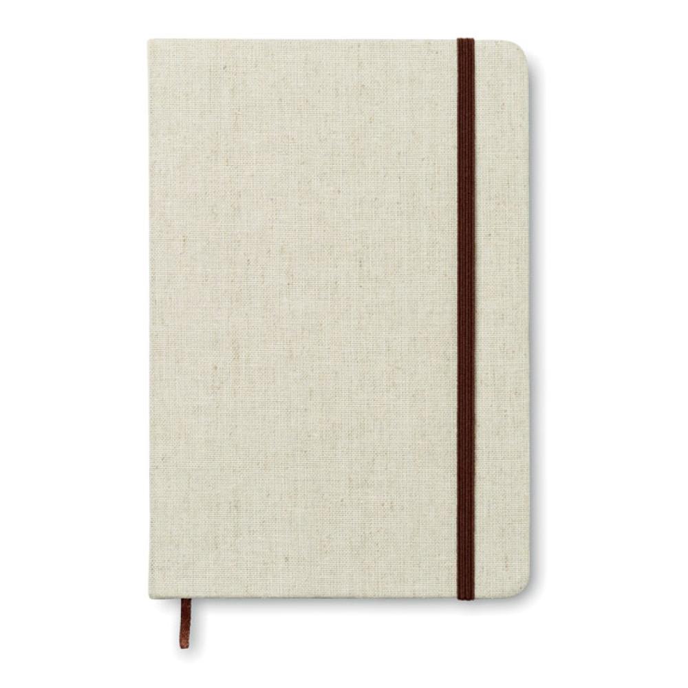 Cuaderno A5 con tapa de canvas