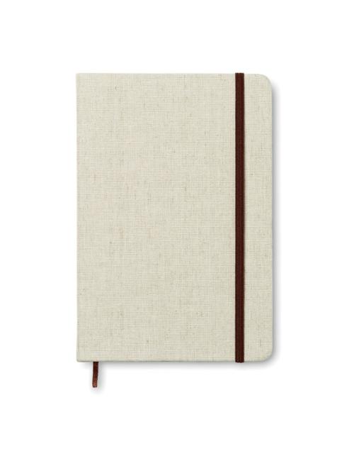 Cuaderno A5 con tapa de canvas