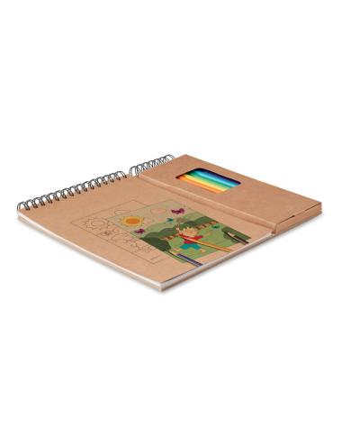 Set de lápices y cuaderno