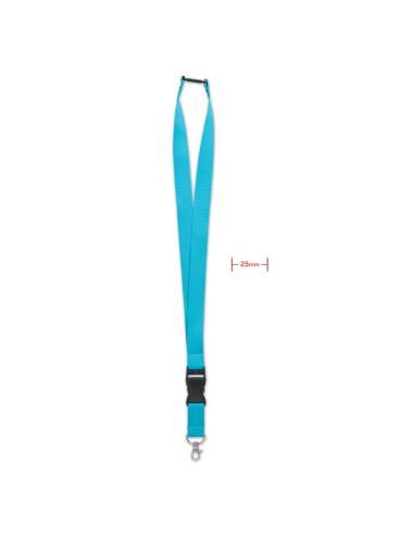 Lanyard 25mm con mosquetón