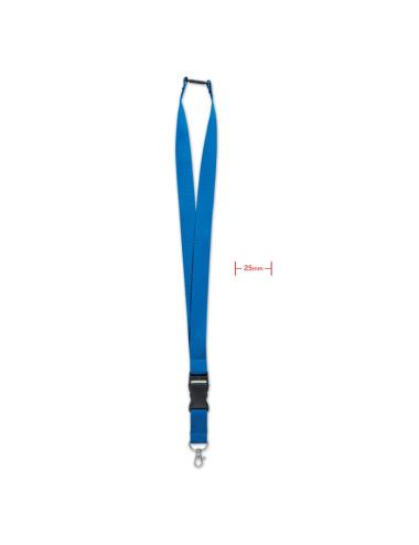 Lanyard 25mm con mosquetón