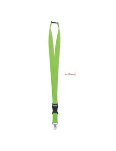 Lanyard 25mm con mosquetón