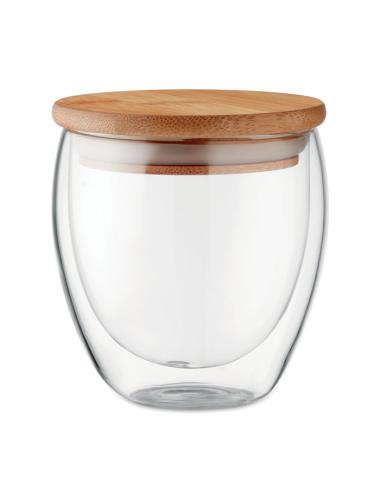 Vaso cristal doble capa 250 ml