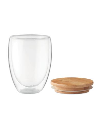 Vaso cristal doble capa 350 ml