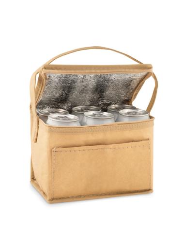 Bolsa nevera kraft 6 latas