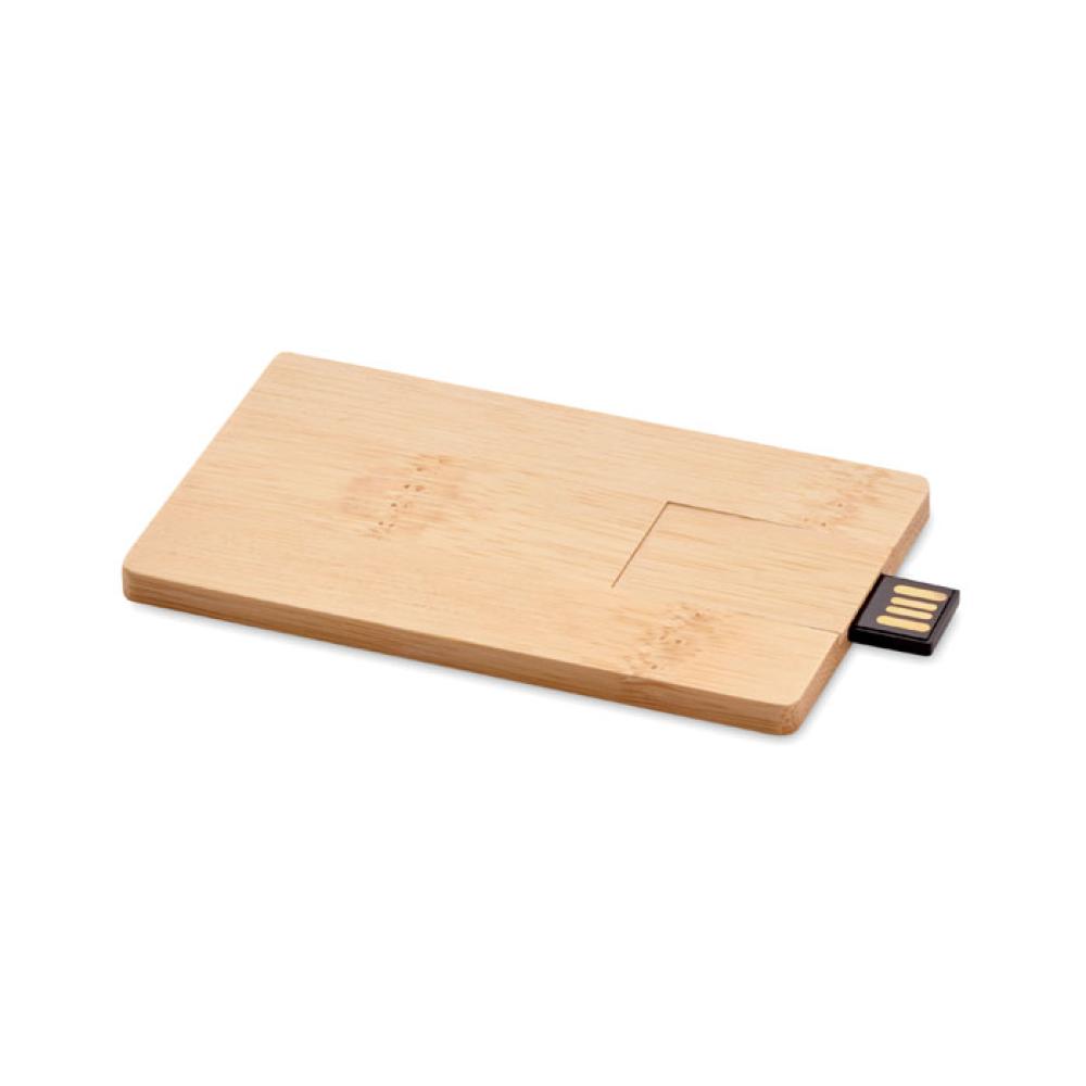 Memoria USB 16GB carcasa bambú