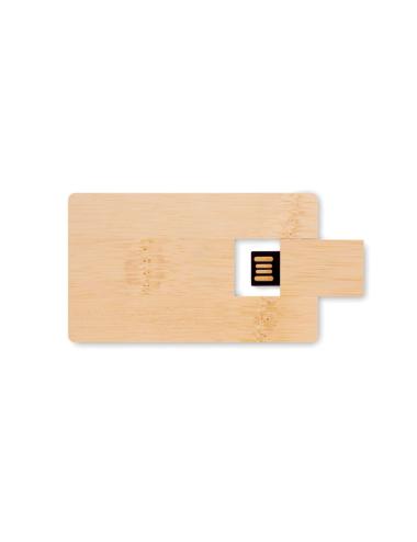 Memoria USB 16GB carcasa bambú