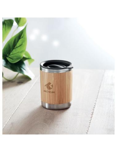 Vaso de acero inox.