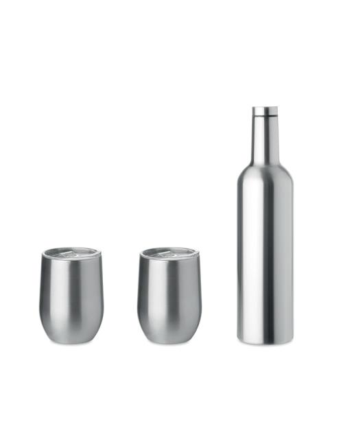 Set botella- tazas doble pared