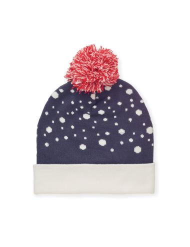 Gorro de punto navideño