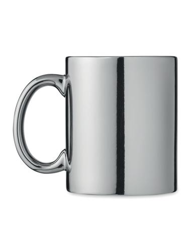 Taza cerámica metálica 300 ml