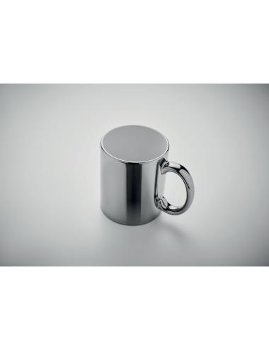 Taza cerámica metálica 300 ml