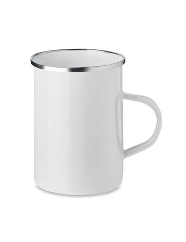 Taza metal con capa de esmalte