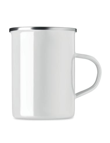 Taza metal con capa de esmalte