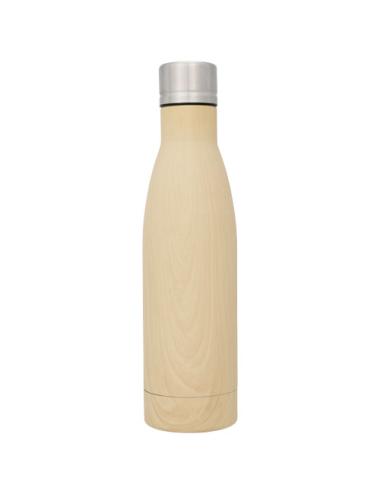 Bidón con aislamiento de cobre con diseño de madera de 500 ml "Vasa"