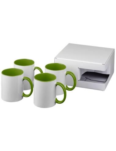 Set de regalo de 4 tazas de sublimación "Ceramic"