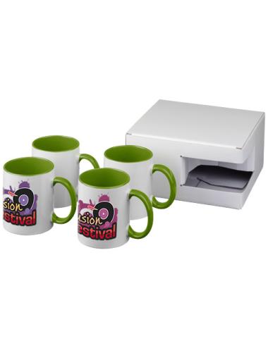 Set de regalo de 4 tazas de sublimación "Ceramic"