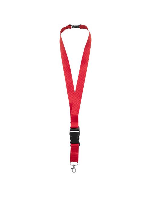 Lanyard con hebilla separable y clip de seguridad "Yogi"