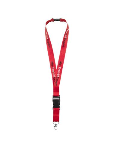 Lanyard con hebilla separable y clip de seguridad "Yogi"