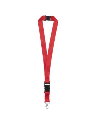 Lanyard con hebilla separable y clip de seguridad "Yogi"