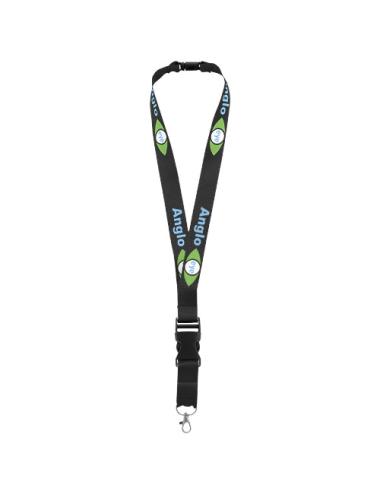 Lanyard con hebilla separable y clip de seguridad "Yogi"