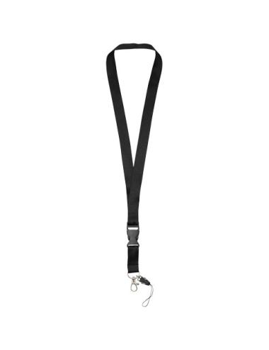 Lanyard con hebilla separable y enganche para móvil "Sagan"