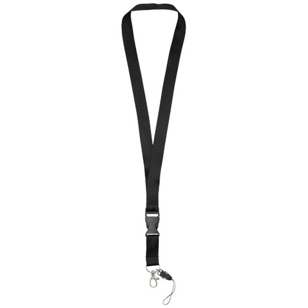 Lanyard con hebilla separable y enganche para móvil "Sagan"