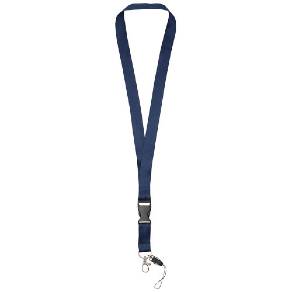 Lanyard con hebilla separable y enganche para móvil "Sagan"