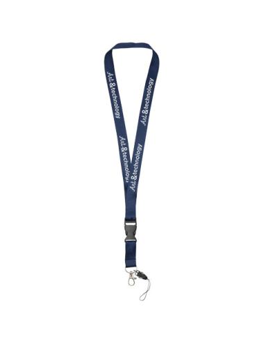 Lanyard con hebilla separable y enganche para móvil "Sagan"