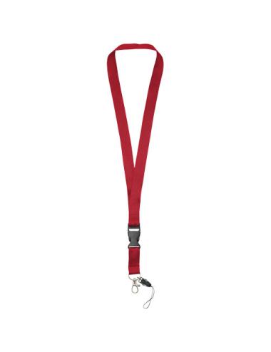 Lanyard con hebilla separable y enganche para móvil "Sagan"