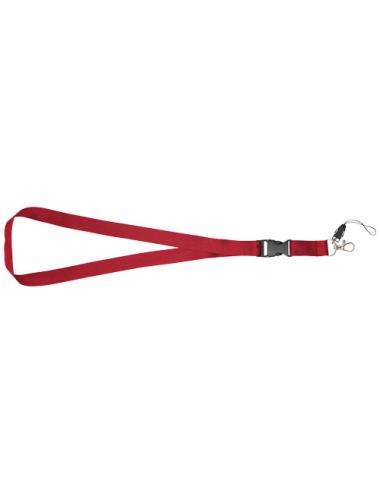 Lanyard con hebilla separable y enganche para móvil "Sagan"