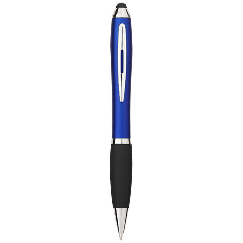 Bolígrafo stylus de color con empuñadura negra "Nash"