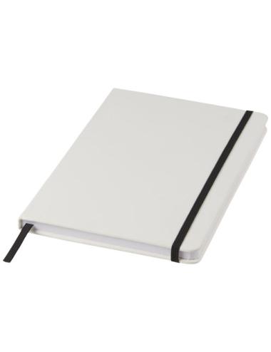 Libreta A5 blanca con cinta de color "Spectrum"