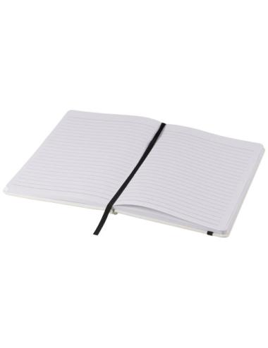 Libreta A5 blanca con cinta de color "Spectrum"