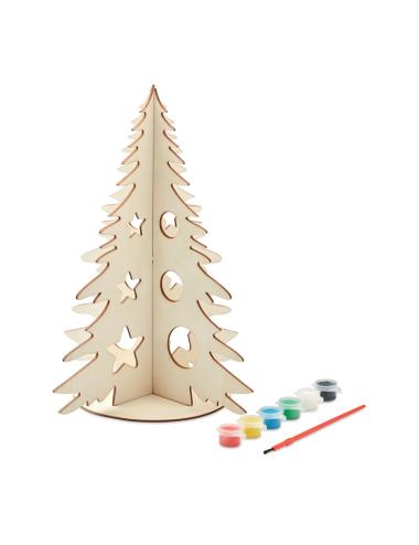 Árbol de Navidad de madera DIY