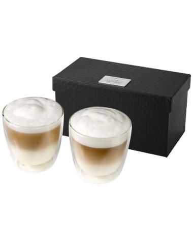 Set de 2 tazas de café de cristal "Boda"