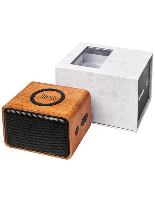 Altavoz con base de carga inalámbrica de 3 W  "Wooden"