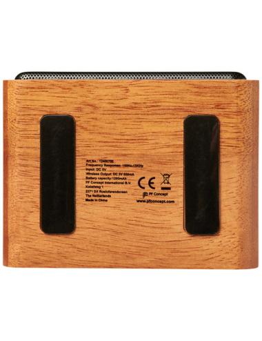 Altavoz con base de carga inalámbrica de 3 W  "Wooden"