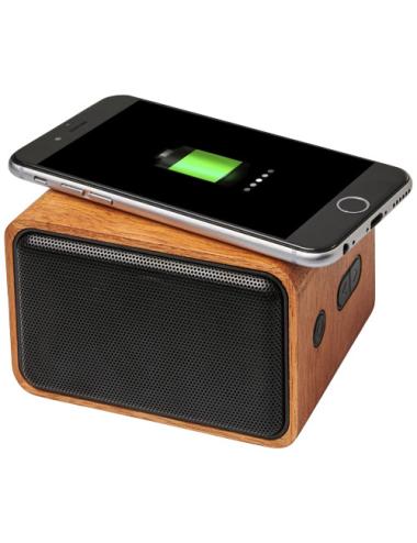 Altavoz con base de carga inalámbrica de 3 W  "Wooden"